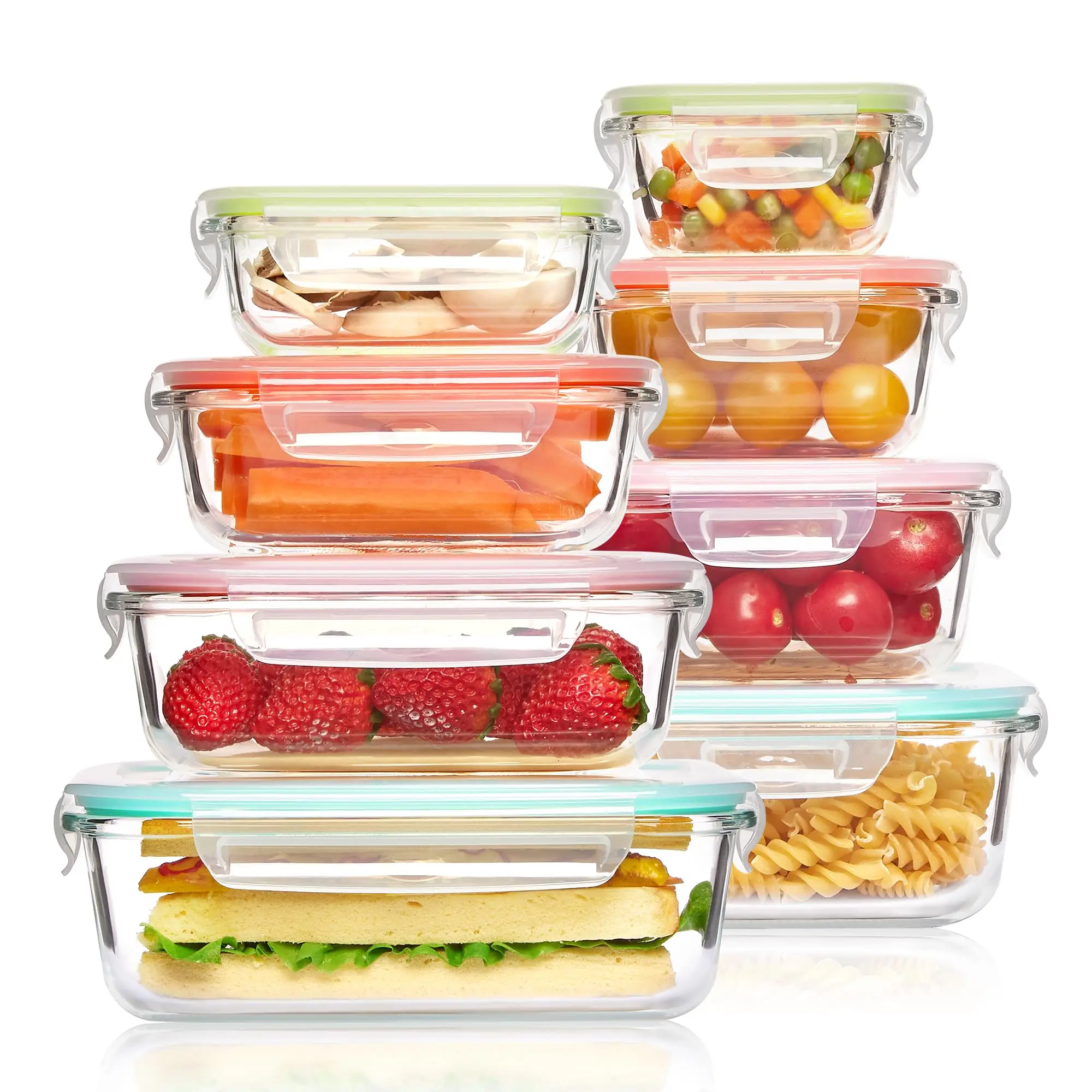 Meal Prep Day - Cam Öğle Yemeği Kutusu Gıda Saklama