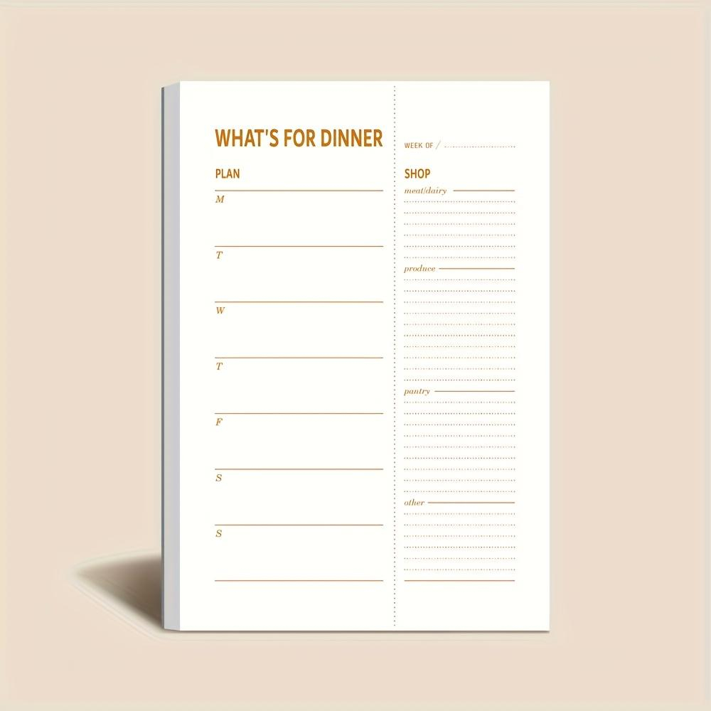 Meal Prep Diet - 1 adet Günlük Diyet Planı Defteri,