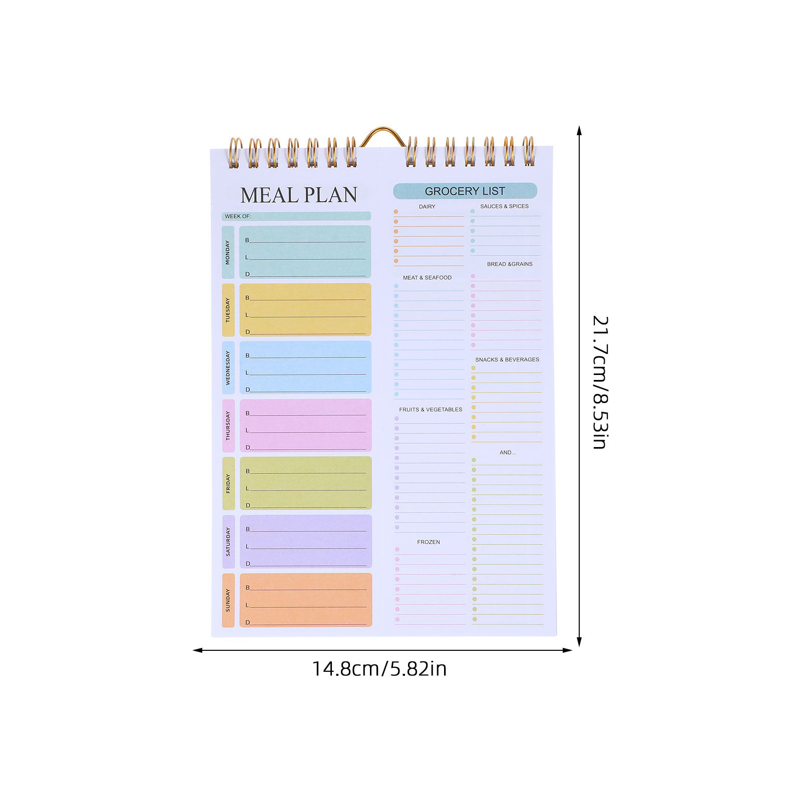 52 Sayfalık, Haftalık Yemek Pl - Meal Prep Weekly incelemesi ve fiyatı