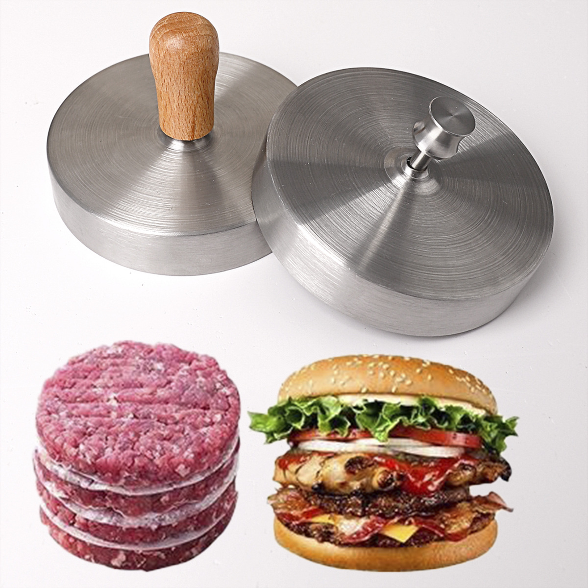 Paslanmaz çelik burger kıyma k - Rice Ball Mold incelemesi ve fiyatı