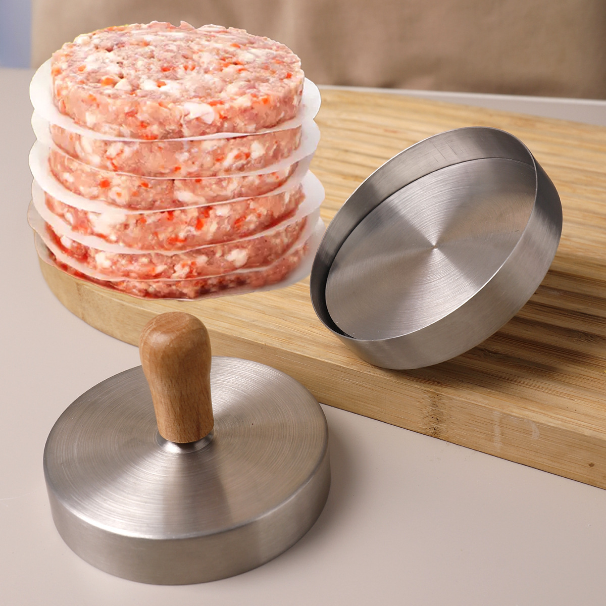 Paslanmaz çelik burger kıyma k - Rice Ball Mold incelemesi ve fiyatı