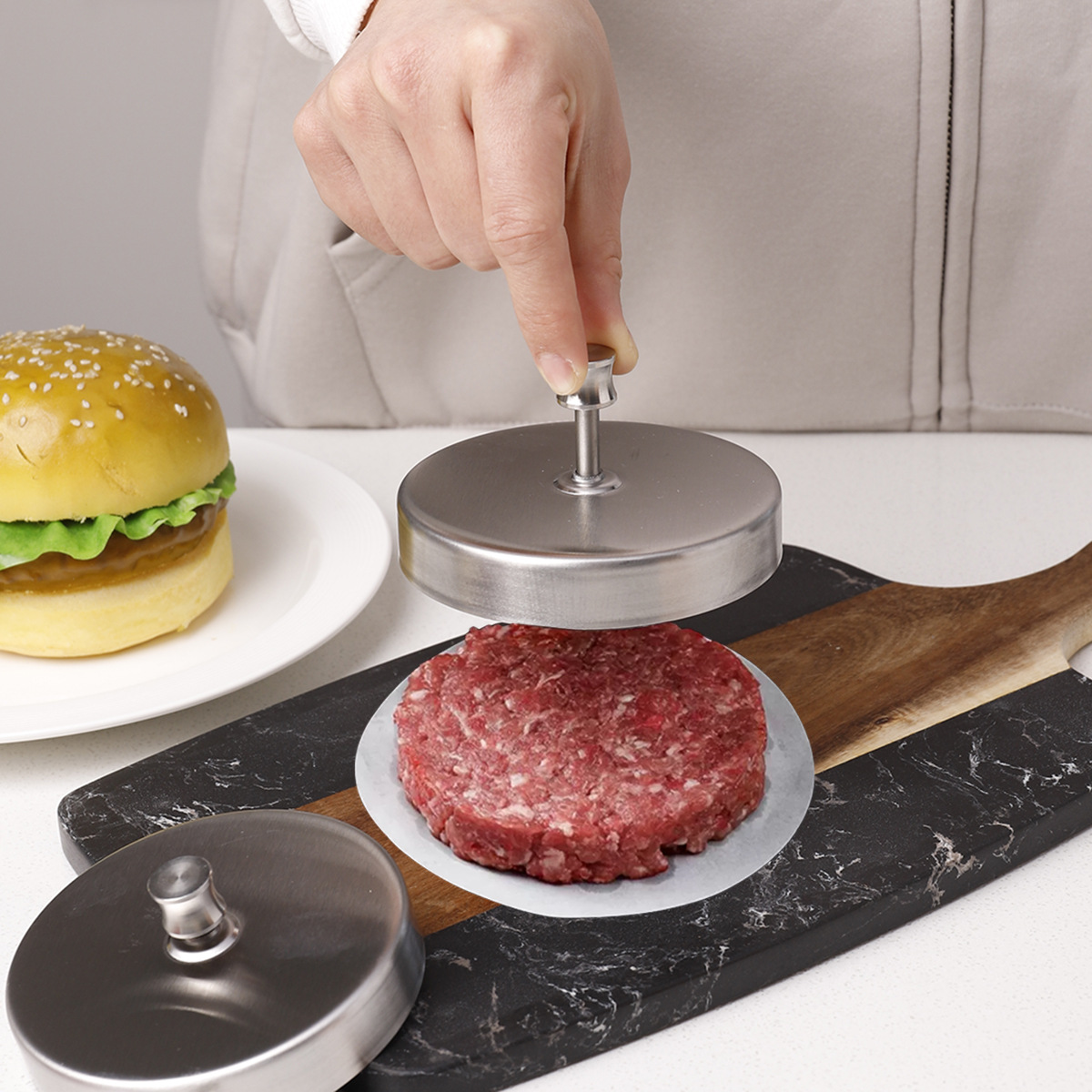 Paslanmaz çelik burger kıyma k - Rice Ball Mold incelemesi ve fiyatı