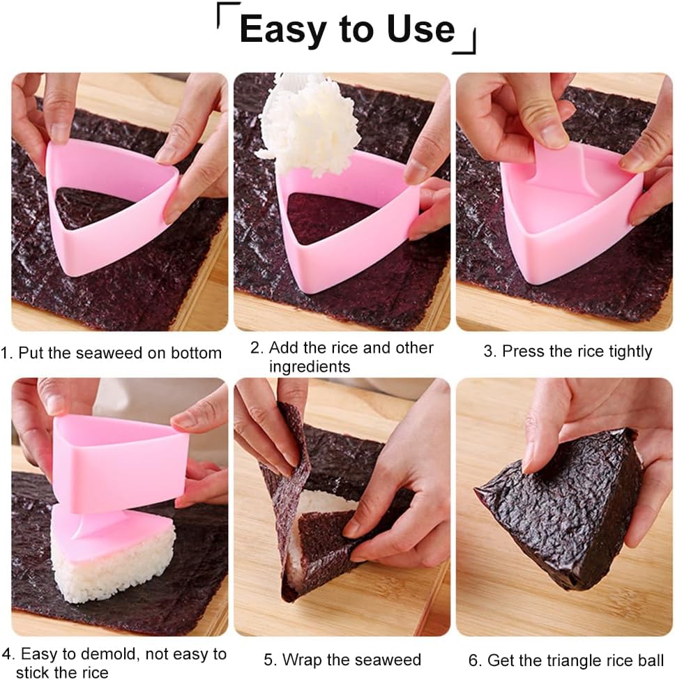 2 adet Suşi Kalıp Onigiri Piri - Rice Ball Mold incelemesi ve fiyatı