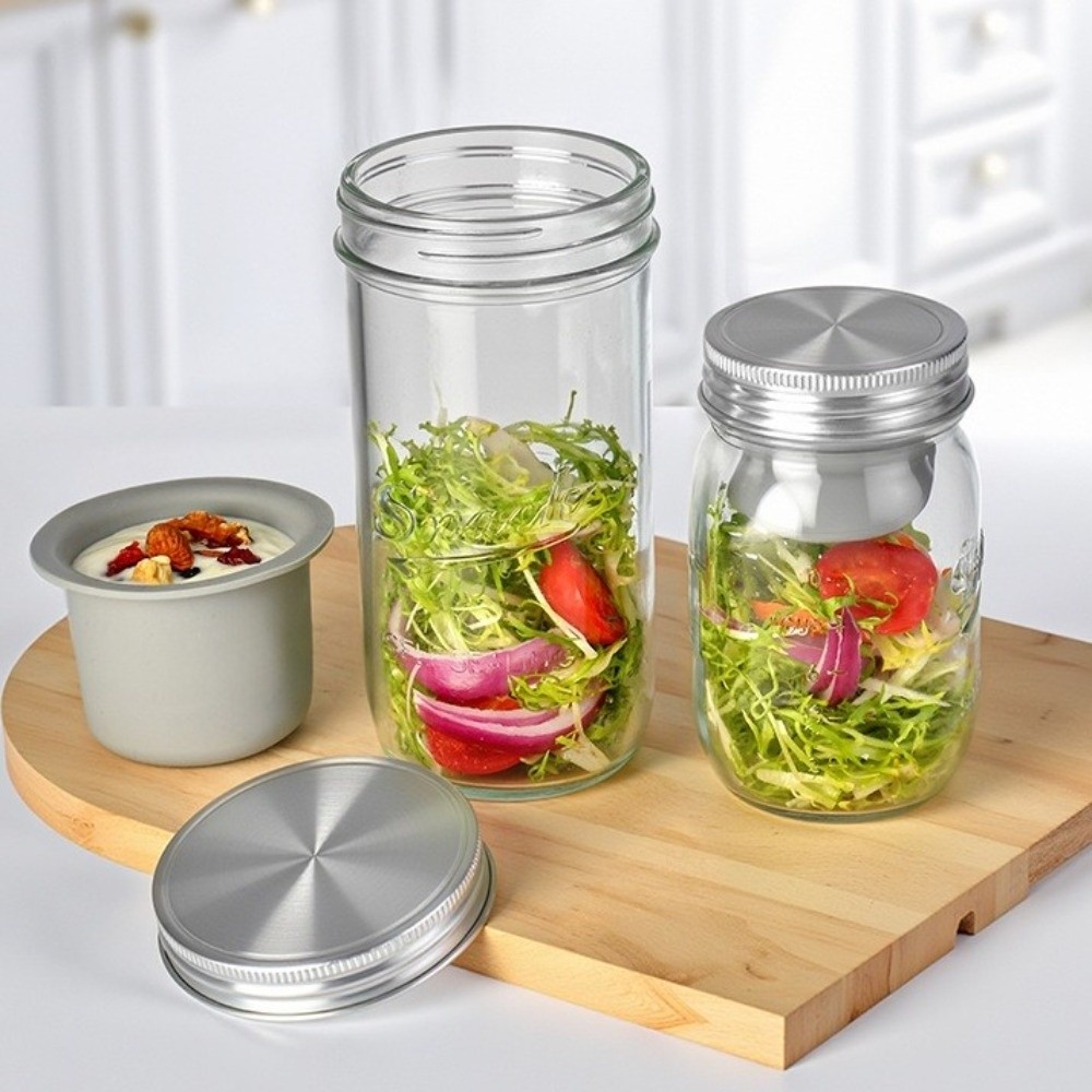 16/24 Oz Salata Cam Kavanozlar - Meal Prep Weekly incelemesi ve fiyatı
