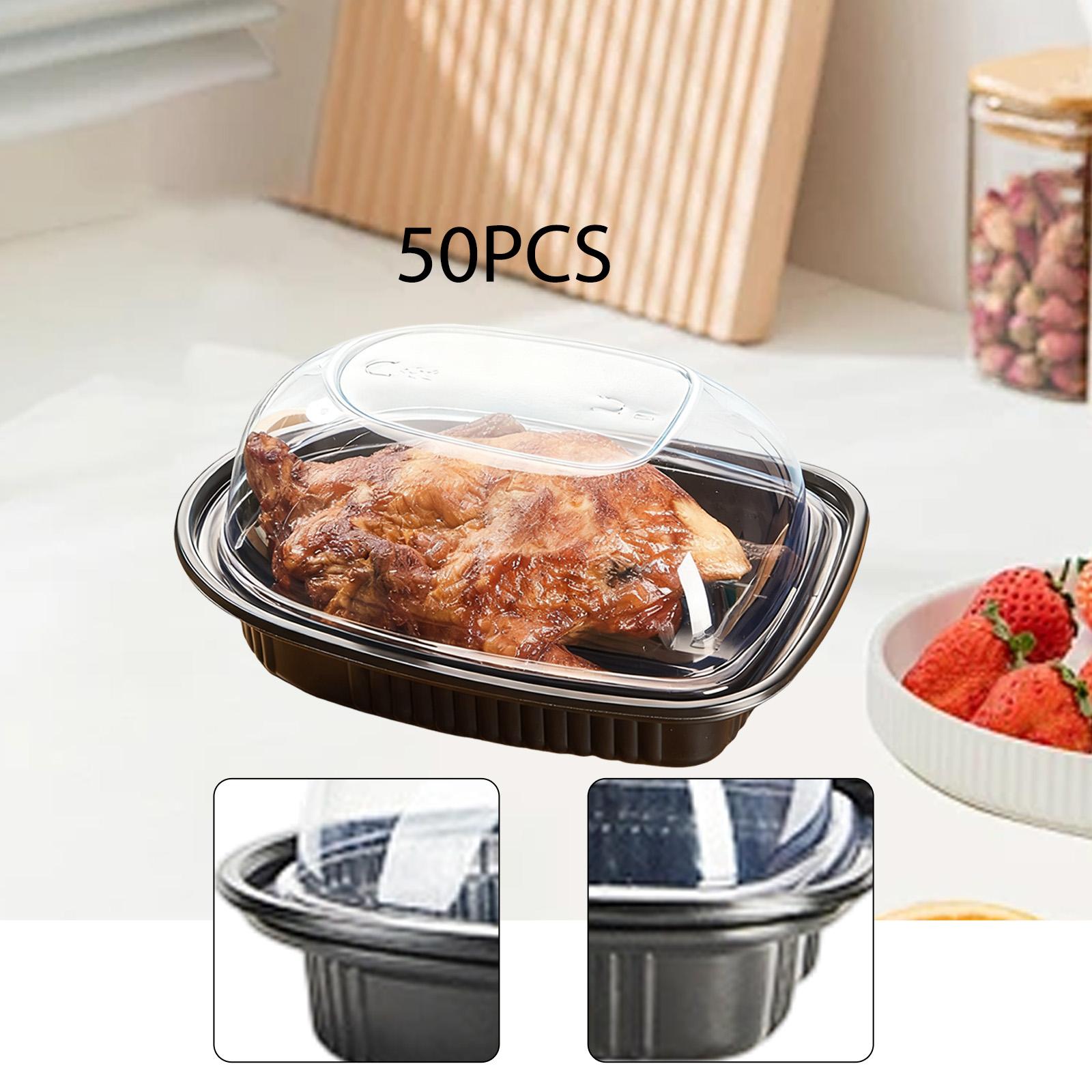 50x Döner Tavuk Pişirme Kaplar - Meal Prep With Rotisserie Chicken incelemesi ve fiyatı