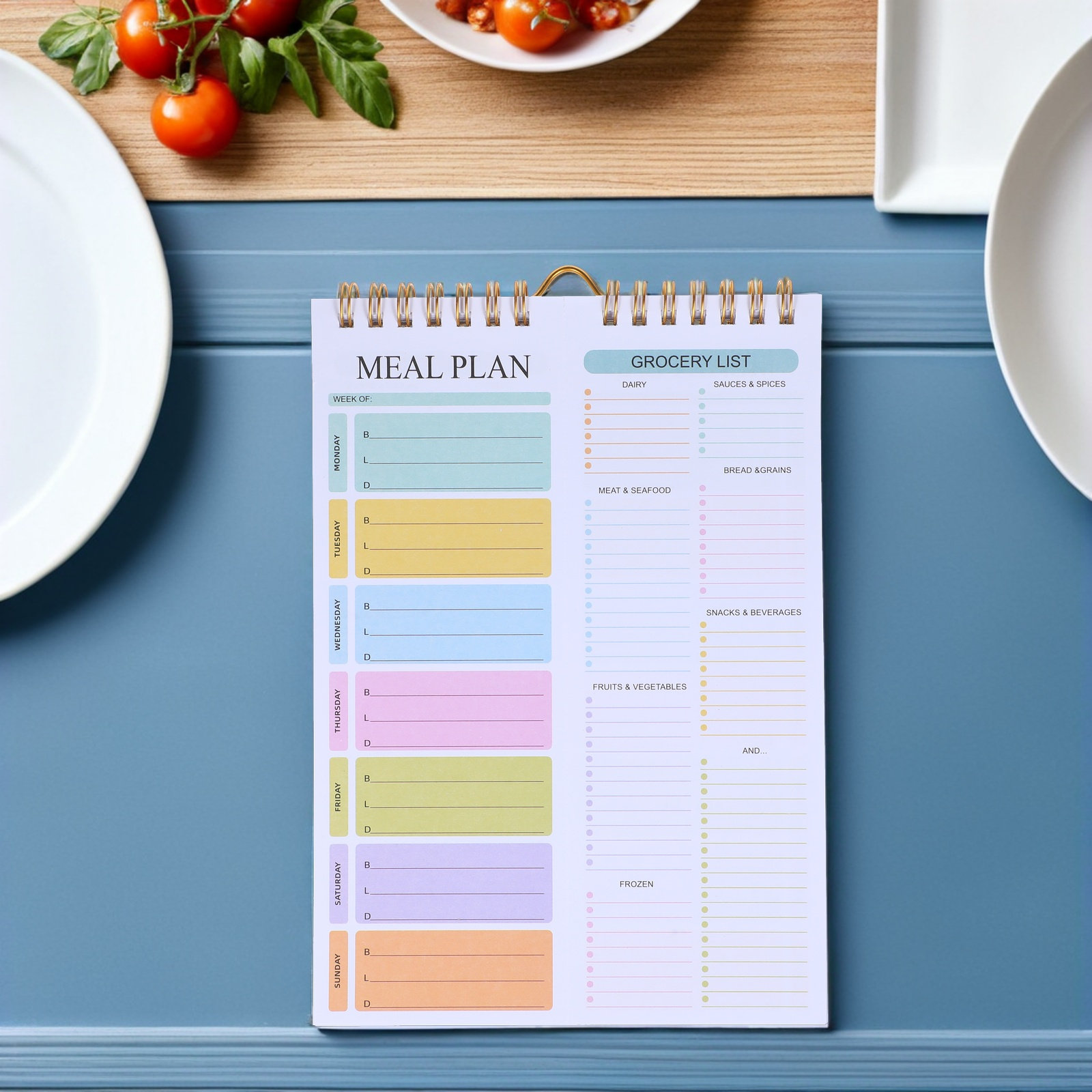 A5 Boyutunda, Yaprakları Kopar - Meal Prep Weekly incelemesi ve fiyatı