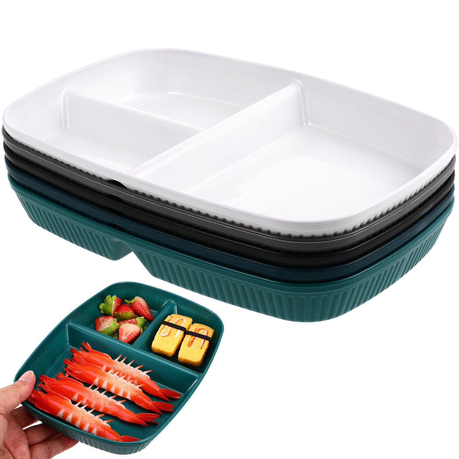 5 Adet Bölmeli Yemek Tabağı, S - Meal Prep Diet incelemesi ve fiyatı
